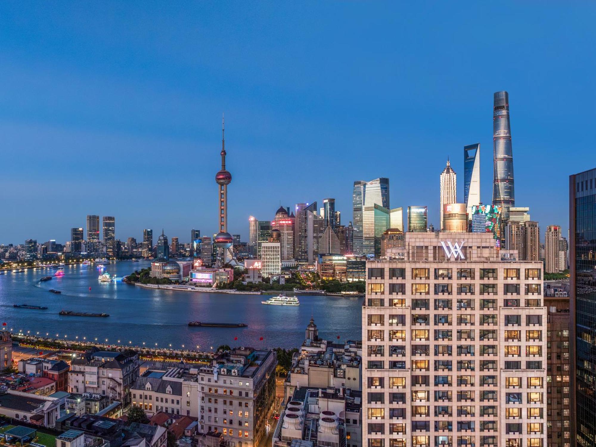 Waldorf Astoria Shanghai On The Bund Bagian luar foto