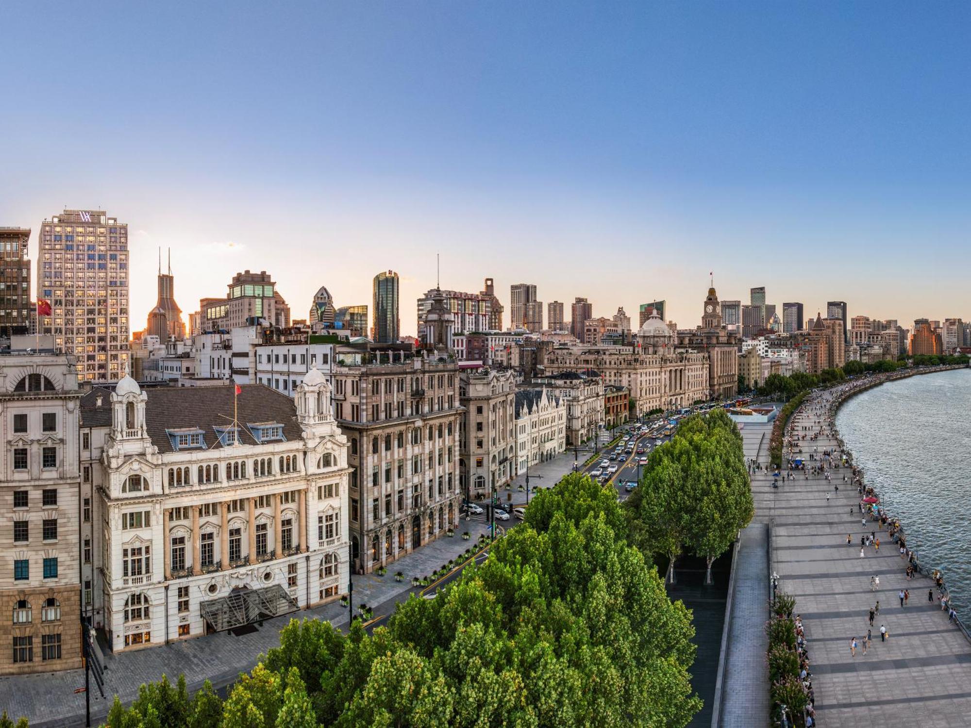 Waldorf Astoria Shanghai On The Bund Bagian luar foto