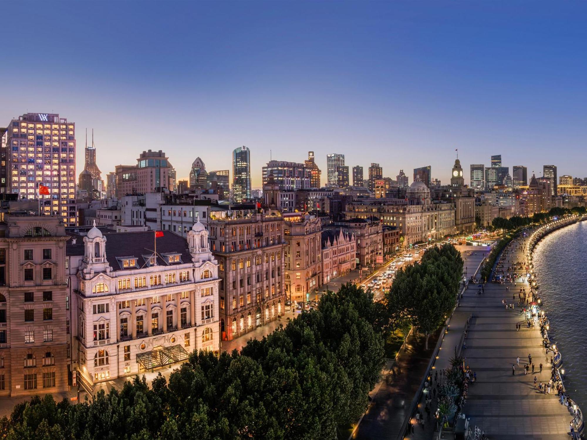 Waldorf Astoria Shanghai On The Bund Bagian luar foto